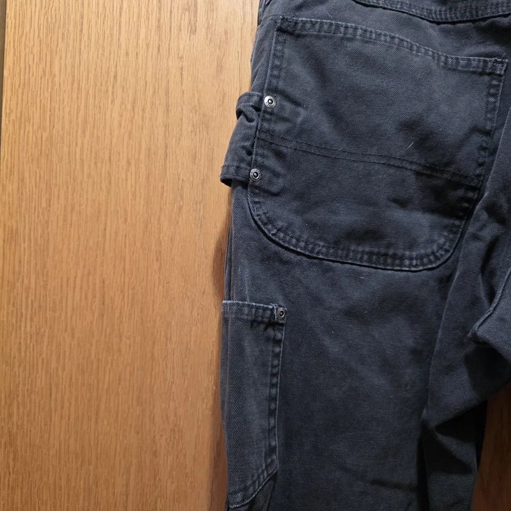 Dickies Men's Black Cargo Work Carpenter Pants - Picture 4 of 6